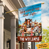 Personalized Farm Life Is The Best Life Flag JL213 67O65 thumb 1