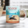 Boston Terrier Dog Beach Life Mug SMY132 67O53 1