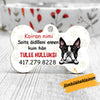 Personalized Dog Call My Mom Koira Finnish Bone Pet Tag AP148 30O34 1
