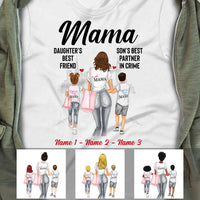 Personalized Mom Daughter And Son T Shirt AP11 26O53 thumb 1
