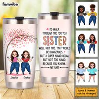 Personalized Gift For Friend Sisters Steel Tumbler 31089 thumb 1