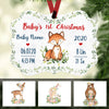 Personalized Baby First Christmas  MDF Benelux Ornament NB24 65O57 1