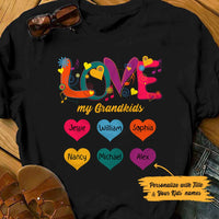 Personalized Grandma Mom T Shirt JN172 85O53 thumb 1