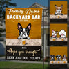 Personalized Dog Backyard Bar Gardening Flag OB233 30O60 1