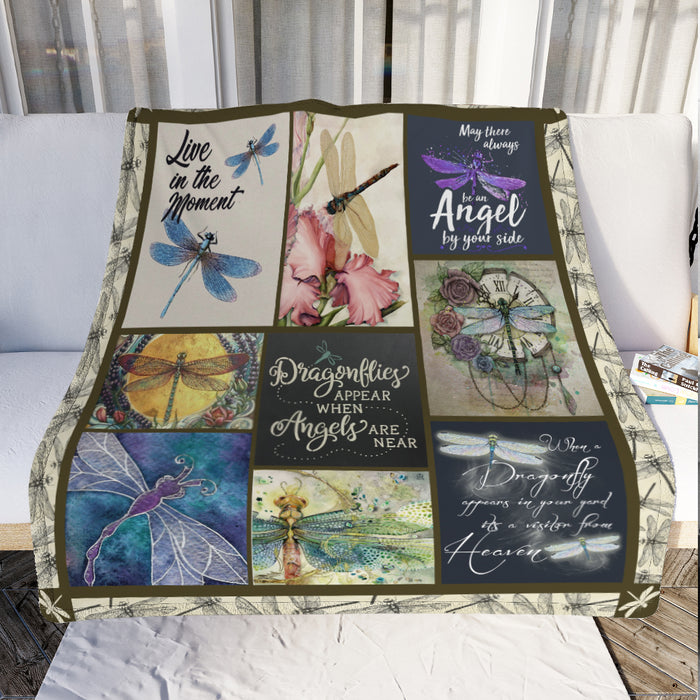 Dragonfly F2708 82O34 Fleece Blanket 1