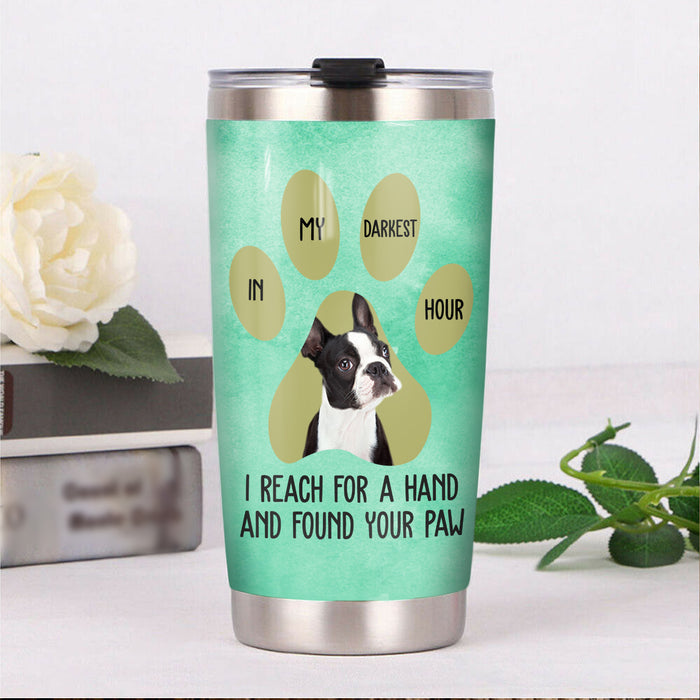Boston Terrier Dog Steel Tumbler MR1305 68O31 1