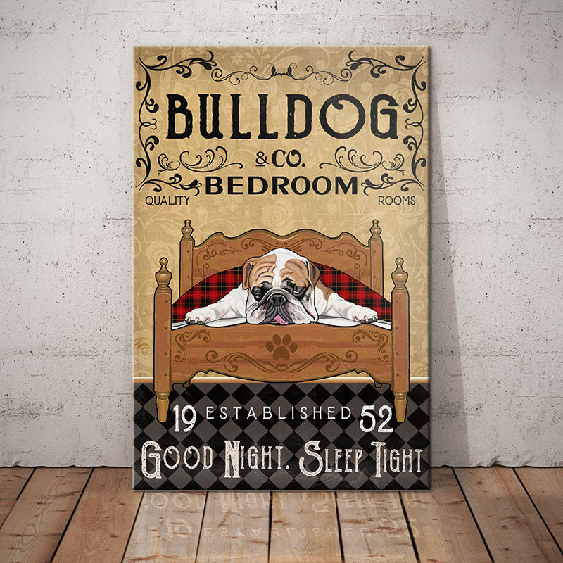 Bulldog Bedroom Company Canvas FB2403 95O50