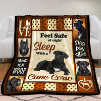 Cane Corso Dog Fleece Blanket MR0302 68O50 thumb 1
