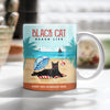 Black Cat Beach Life Mug SMY1314 67O53 1