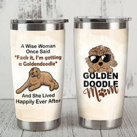 Goldendoodle Dog Steel Tumbler FB0501 95O42 thumb 1