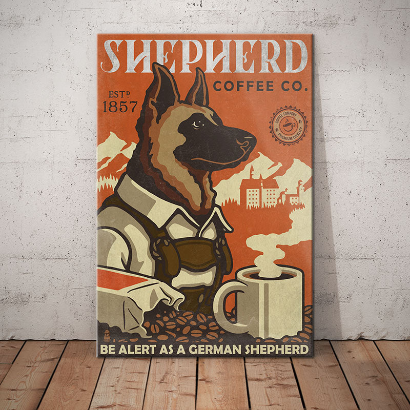 German Shepherd Coffee Company Canvas FB1101 85O53
