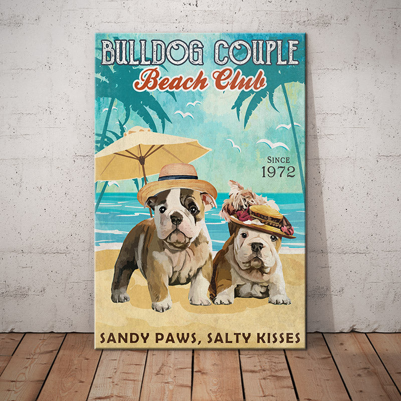 Bulldog Beach Club Canvas SAP0601 95O53