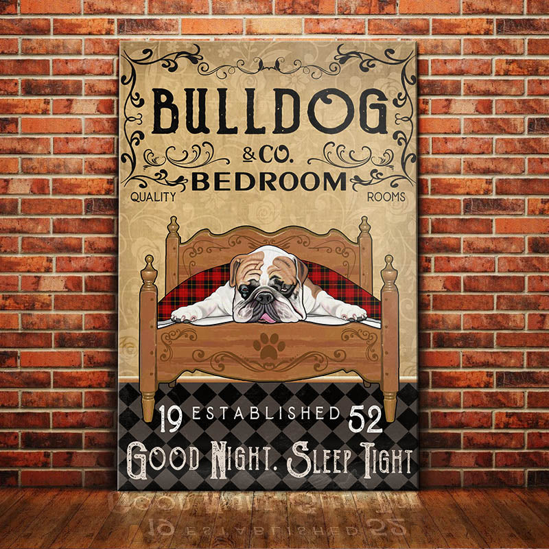 Bulldog Bedroom Company Canvas FB2403 95O50