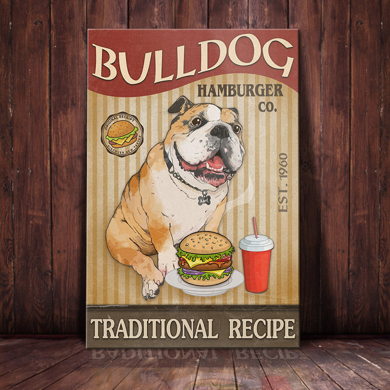 Bulldog Hamburger Company Canvas FB2405 67O52