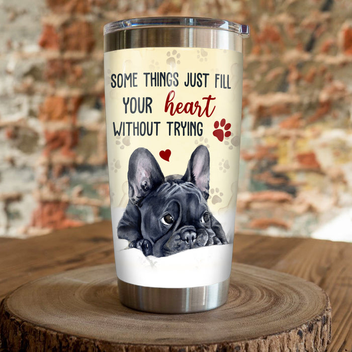 French Bulldog Steel Tumbler FB0606 70O47 1