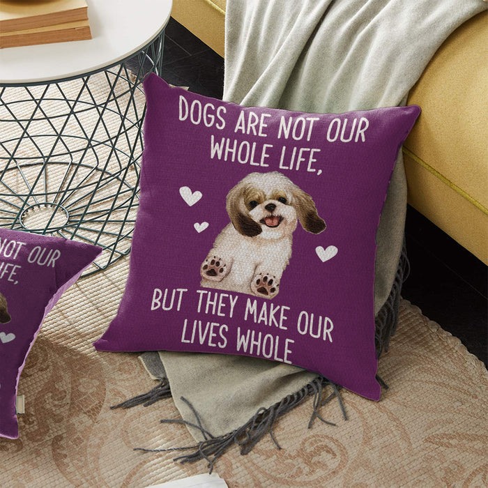 Shih Tzu Dog Pillow OCT1601 73O39 (Insert Included) 1