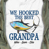 Personalized Fishing Dad  Black T-shirt MY271 65O36 1
