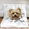 Yorkshire Terrier Dog Fleece Blanket JR1602 70O49 1