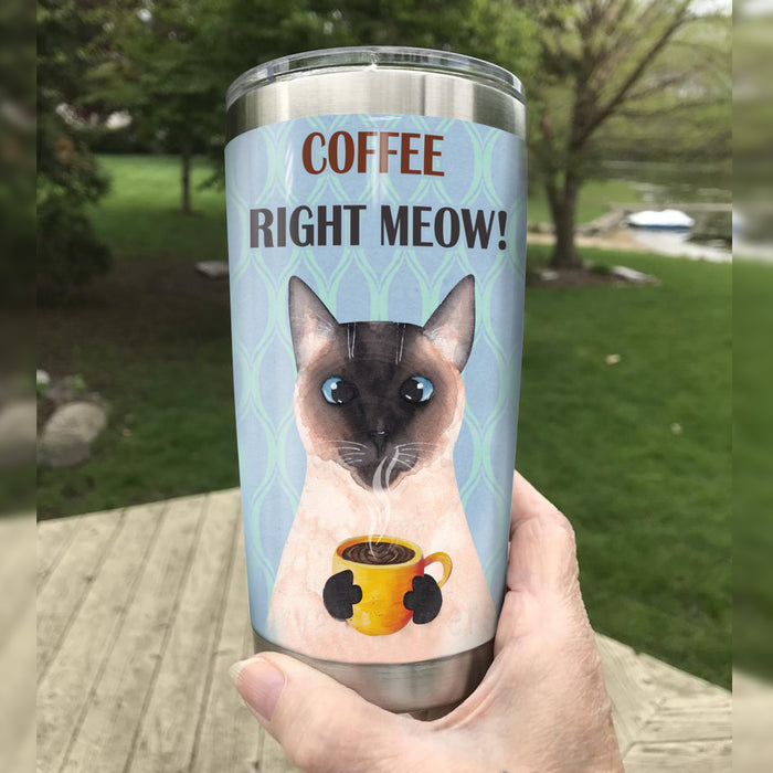 Siamese Cat Steel Tumbler MR1702 70O43 1