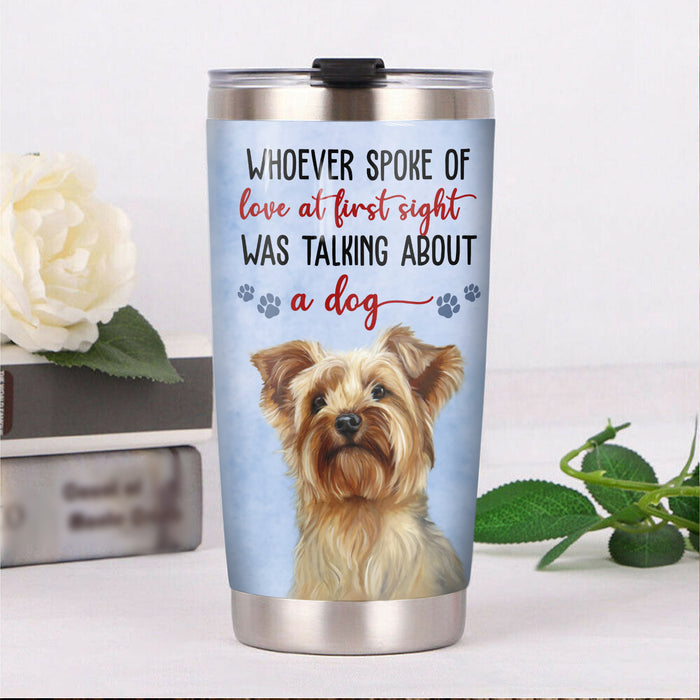 Yorkshire Terrier Dog Steel Tumbler MR1101 71O56 1