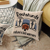 Dachshund Dog Pillow AU1401 90O39 (Insert Included) 1