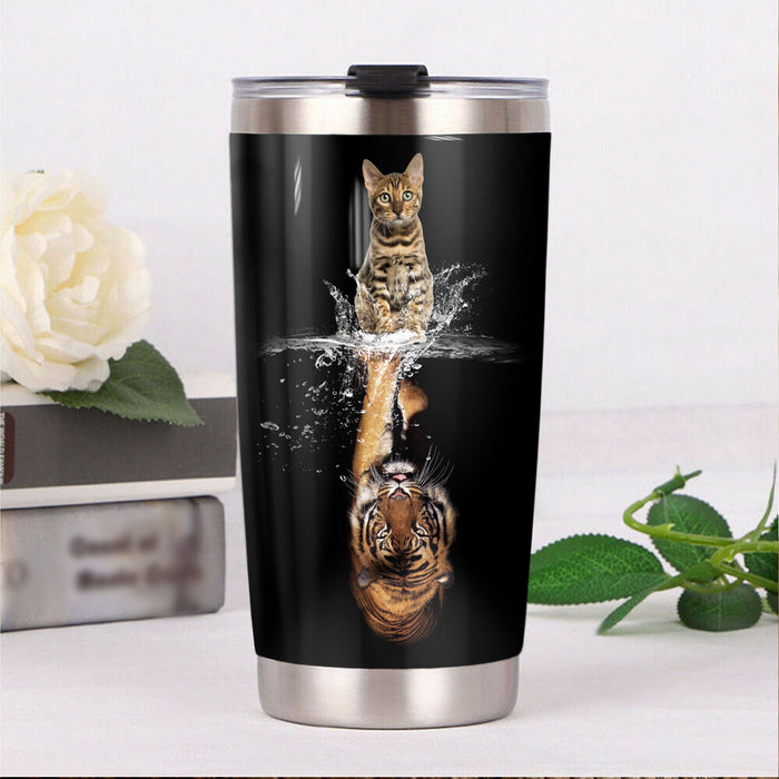 Bengal Cat Steel Tumbler MR1807 71O51 1