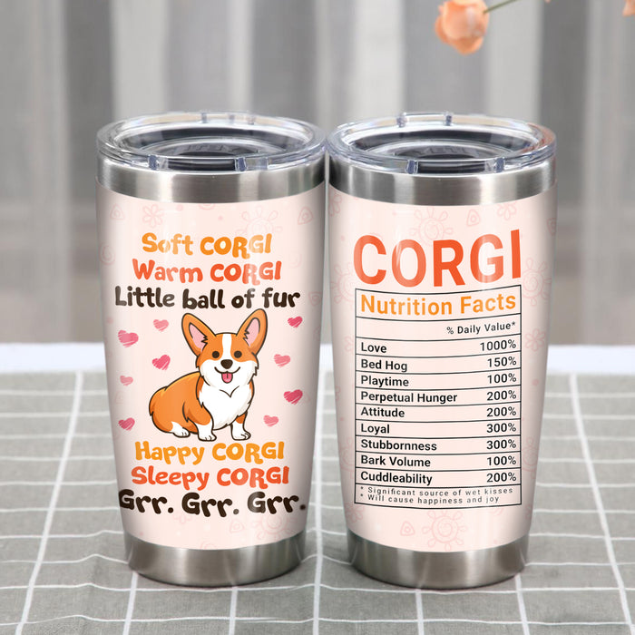 Corgi Dog Steel Tumbler MY86 73O57 1
