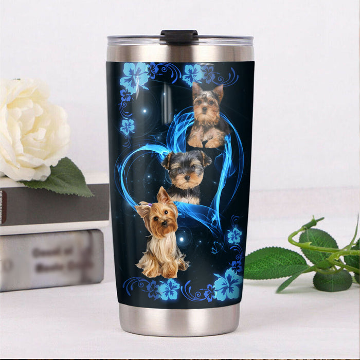 Yorkshire Terrier Dog Steel Tumbler MR1202 81O49 1