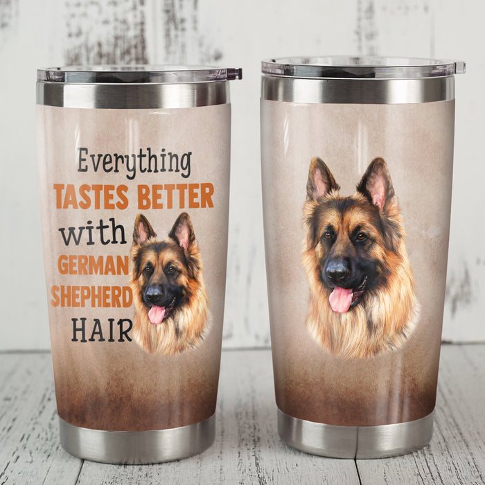German Shepherd Dog Steel Tumbler MR0902 68O42 1
