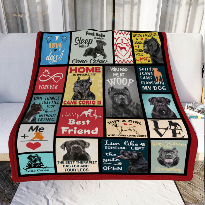 Cane Corso Dog Fleece Blanket MR0403 70O50 1