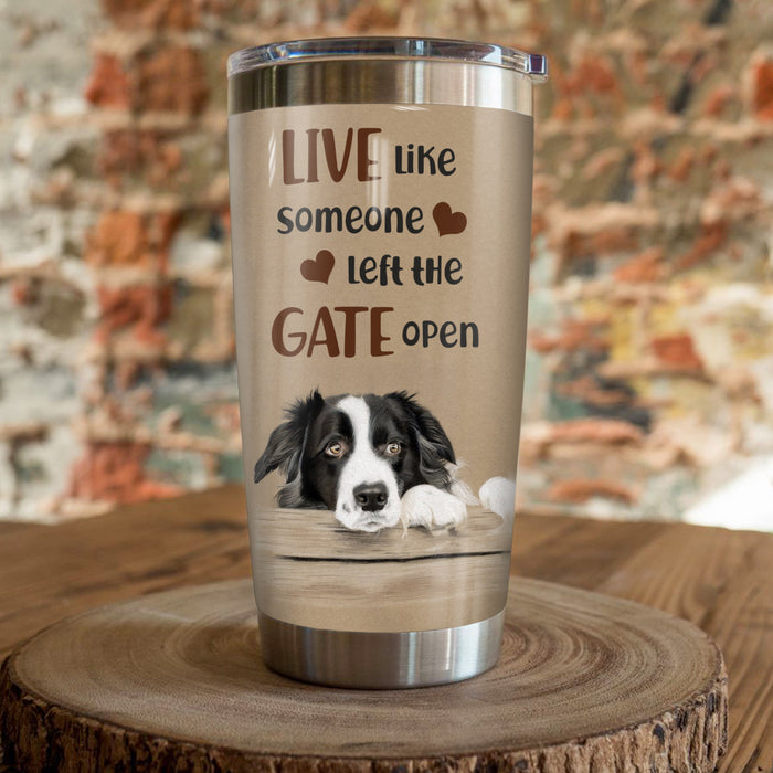 Border Collie Dog Steel Tumbler FB0508 67O35 1