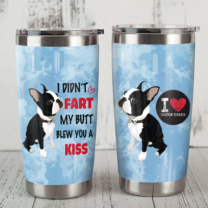 Boston Terrier Dog Steel Tumbler FB0405 70O51 1