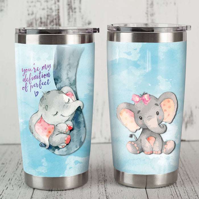 Elephant Mom Steel Tumbler FB0508 95O43 1