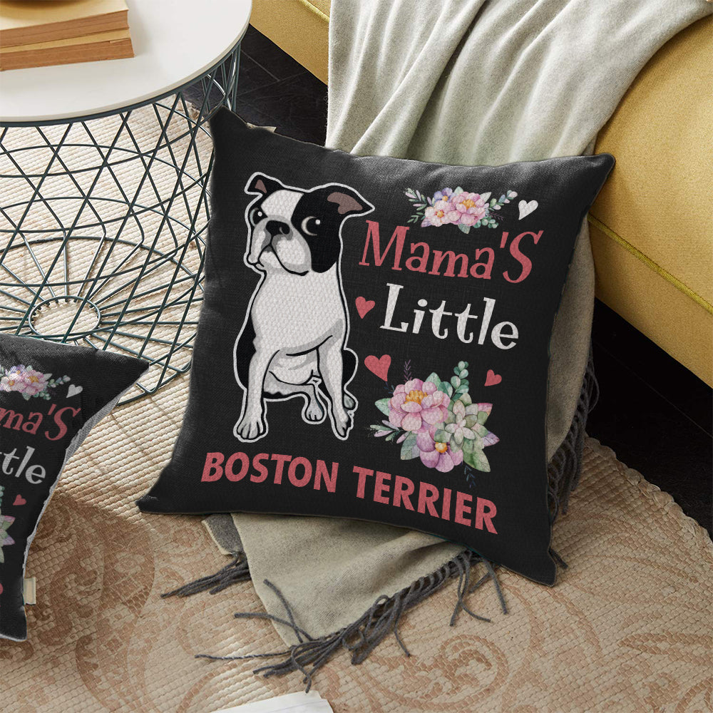 Boston Terrier Dog Mom Pillow OCT0305 97O39 (Insert Included)