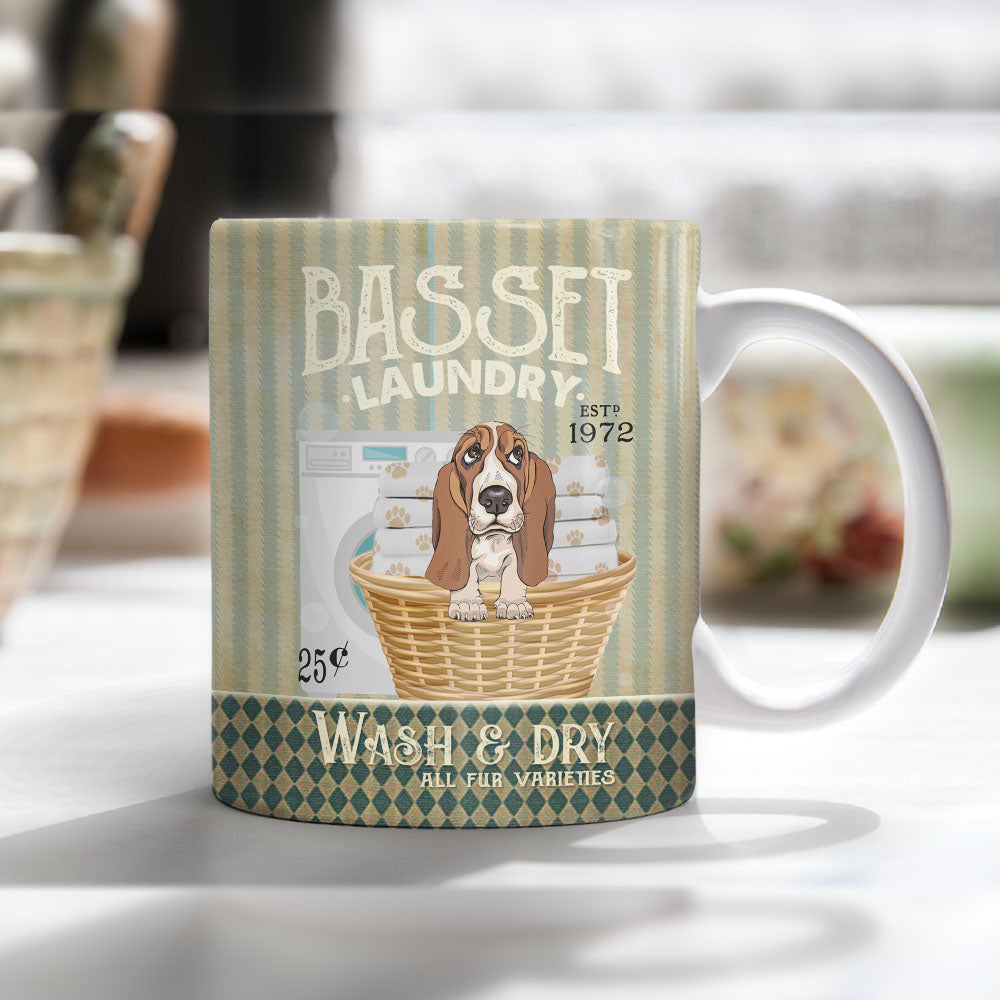 Basset Hound Dog Laundry Company Mug FB1103 67O35