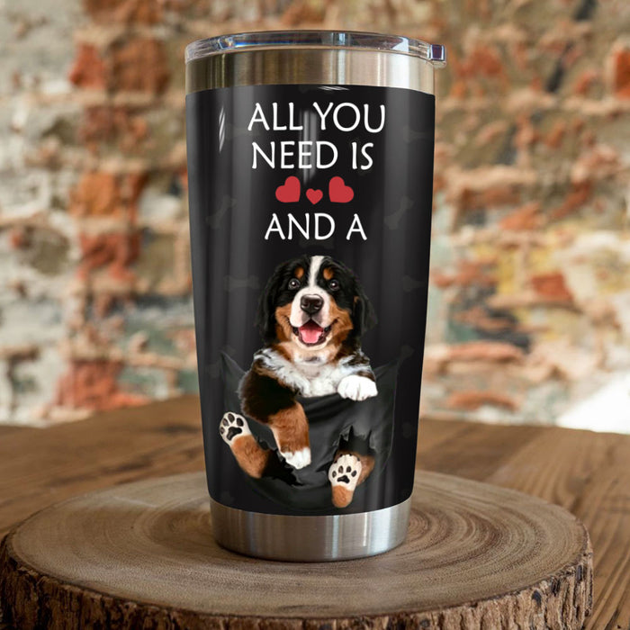Bernese Mountain Dog Steel Tumbler FB0606 67O51 1