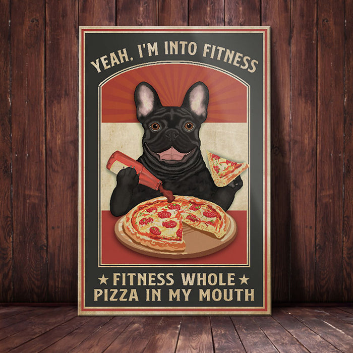 French Bulldog Vintage Canvas AP1005 67O58 1