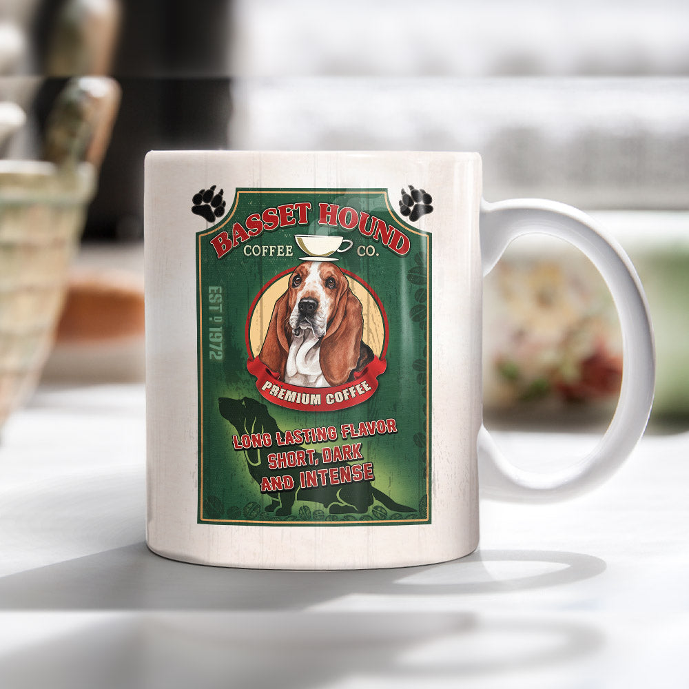 Basset Hound Dog Coffee Company Mug FB1802 95O50