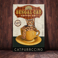Bengal Cat Coffee Company Canvas MR1201 73O57 thumb 1