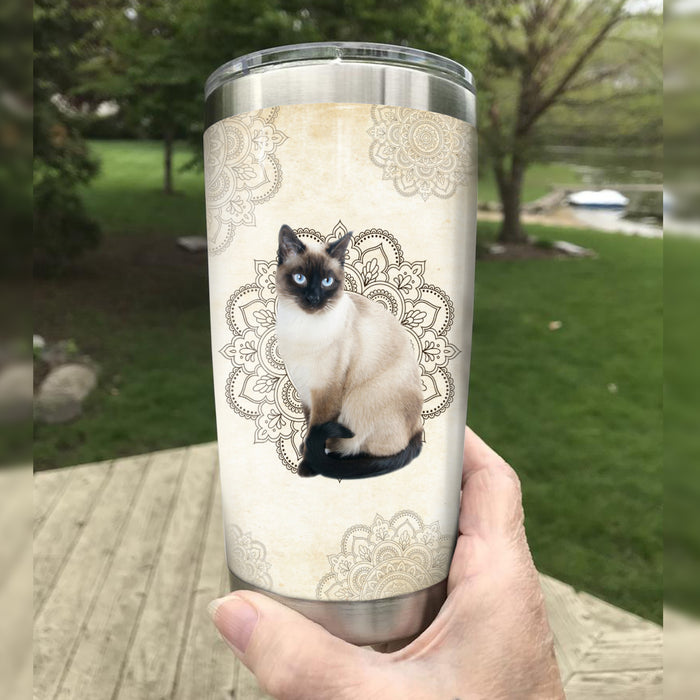 Siamese Cat Steel Tumbler MR1707 69O31 1