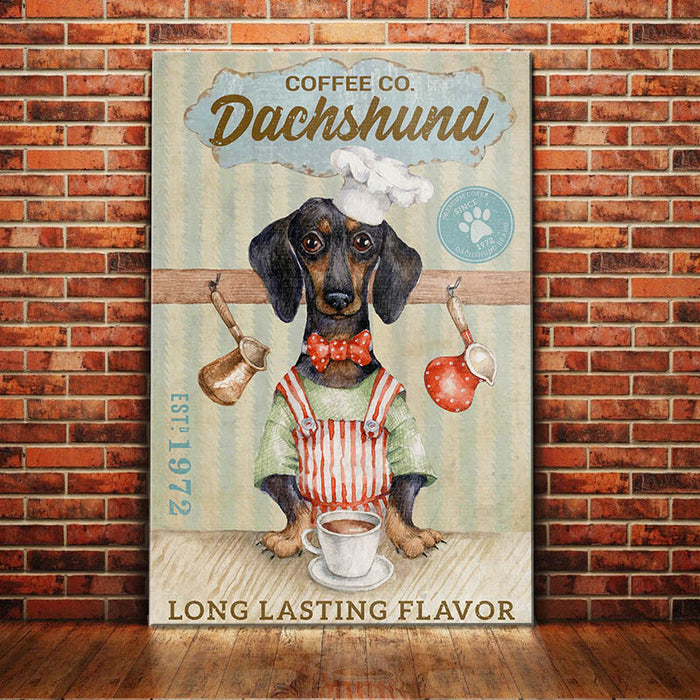 Dachshund Coffee Company Canvas FB0705 85O36 1