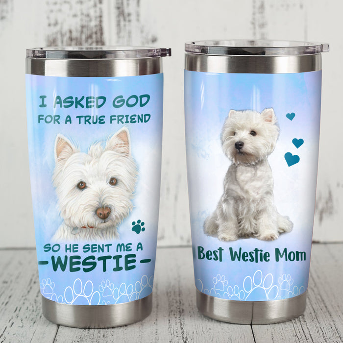 Westie Dog Steel Tumbler MR1103 71O59 1