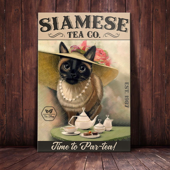 Siamese Cat Tea Company Canvas MR0603 73O59 1
