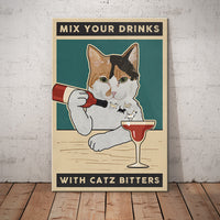 Calico Cat Bartender Canvas thumb 1