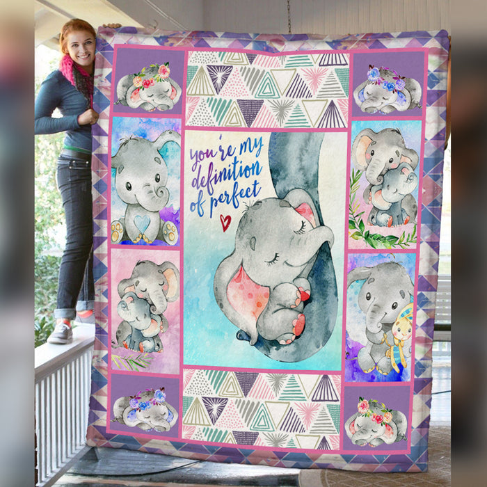 Elephant Fleece Blanket F2506 84O40 1
