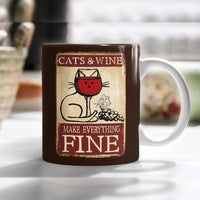 Cat and Wine Mug SAP2904 85O34 thumb 1