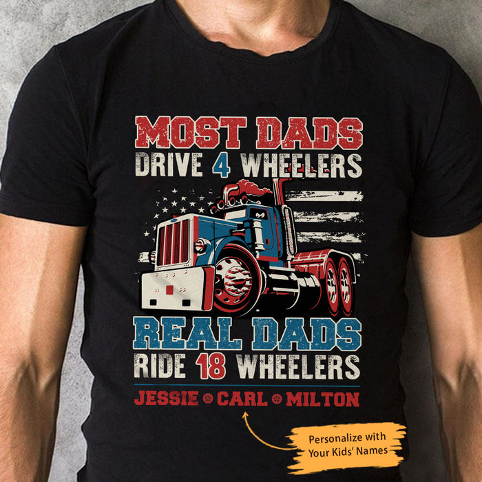 Personalized Dad Trucker  T Shirt MY151 74O53 1