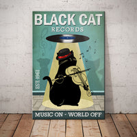 Black Cat Record Company Canvas MR0503 90O34 thumb 1
