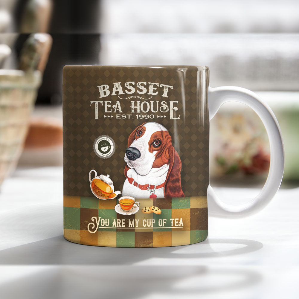 Basset Hound Dog Tea House Mug FB1103 95O47