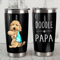 Goldendoodle Dog Steel Tumbler SAP2404 81O36 thumb 1